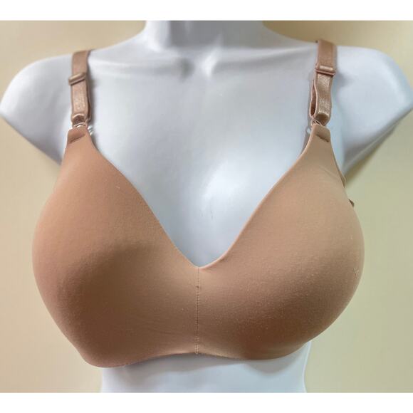 Warner's Tshirt Smoothing Bra Beige 38D Pre-Owned-Great Condition! - Picture 1 of 5
